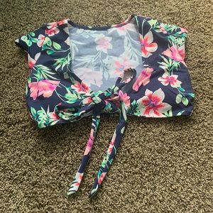 Flower Bikini Top